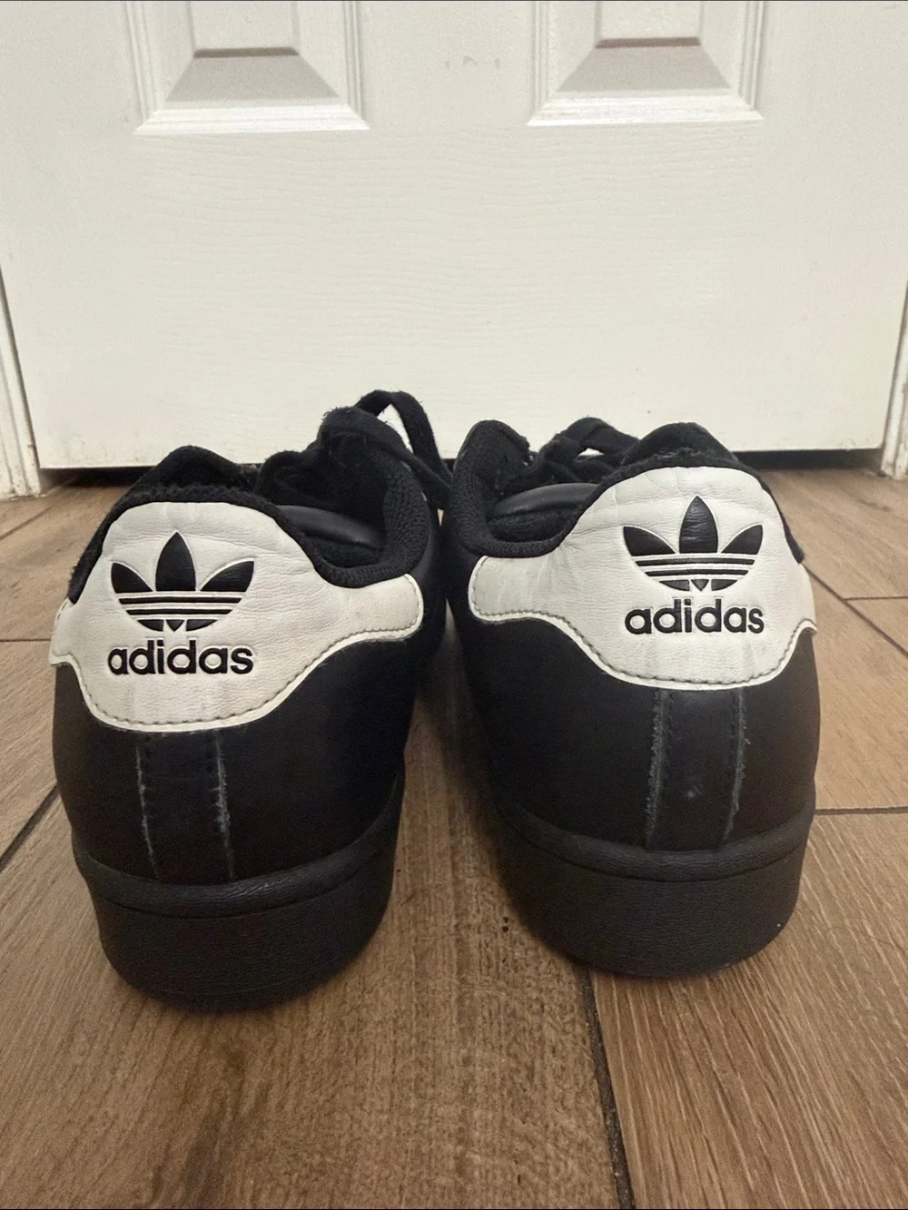 Adidas Superstar ADV Black Sneakers With Signature Stripes